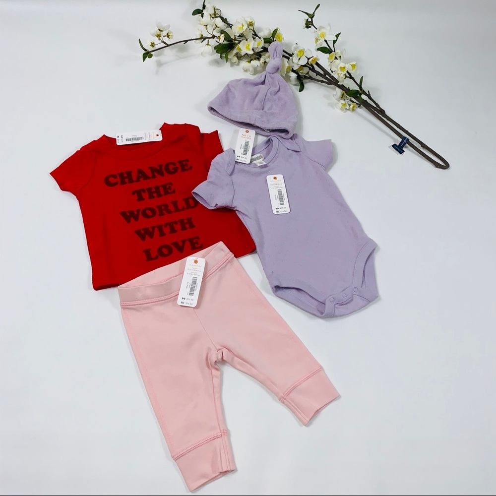 Gymboree 0-3 infant clothes set $63 msrp